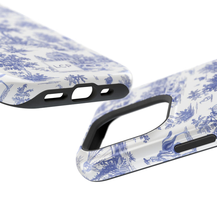 Custom Personalized French Toile Magsafe Phone Case for Iphone 18 - iPhone 17 Pro Max Air Plus 15 14 13 12 11, Samsung Galaxy Phone Cases - Studio40ParkLane