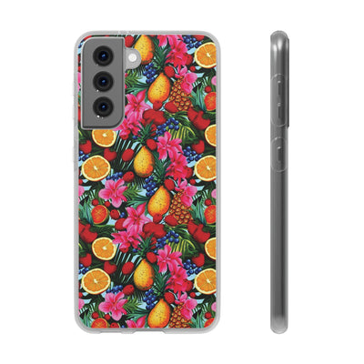 Cute Flexi Phone Cases, For Iphones and Samsung Galaxy Phones, Summer Mixed Fruit, Galaxy S23 Phone Case, Samsung S22 Case, Samsung S21, Iphone 15, Iphone 14, Iphone 13