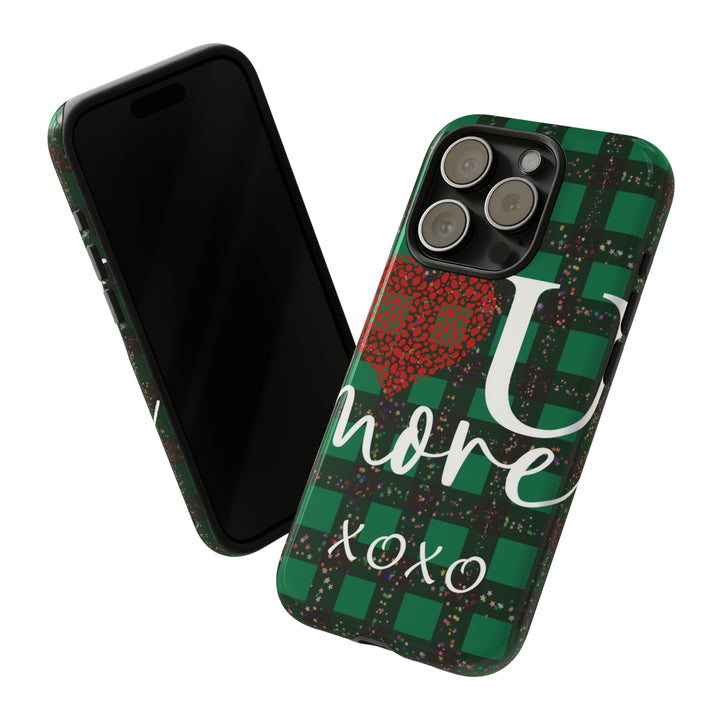 Cute IPhone Case | iPhone 15 Case | iPhone 15 Pro Max Case, Iphone 14 Case, Iphone 14 Pro Max Case IPhone Case for Art Lovers, Love You Green - Studio40ParkLane