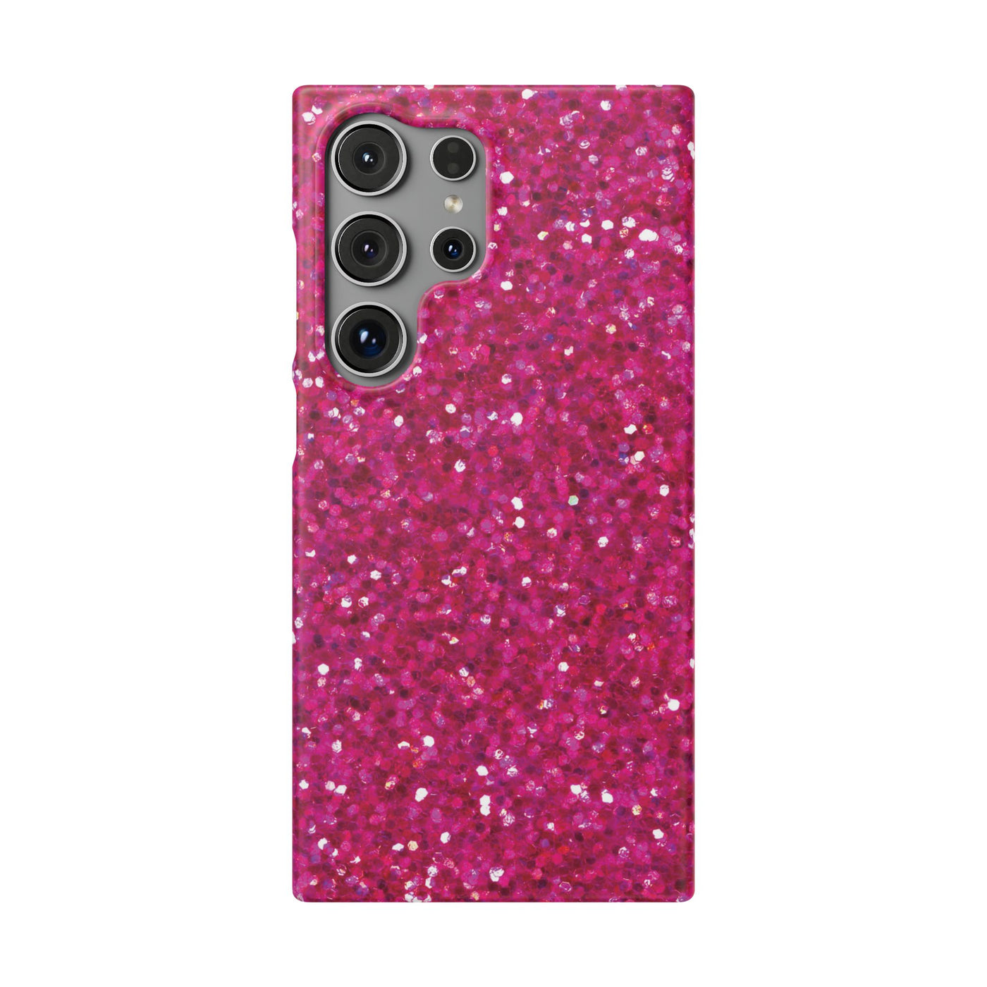 Snap Non-Glitter Muted Pink Play on "Faux" Glitter Effect Cute Phone Cases for Samsung and Iphone, 16, 15, 14, S24, S23, S22, S21, S20, Plus and Ultra