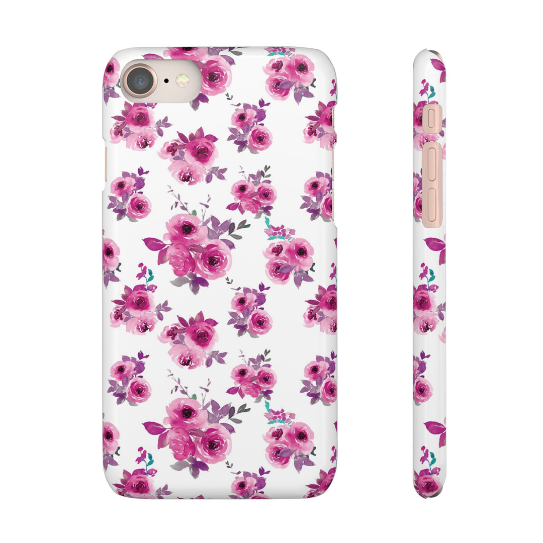 Sleek Snap Flowers Gift for Her Cute Phone Case for iPhone 16 15 14 13 12 11 X Xs Max Xr Pro Plus Samsung Galaxy S24 S23 S22 S21 S20 Ultra