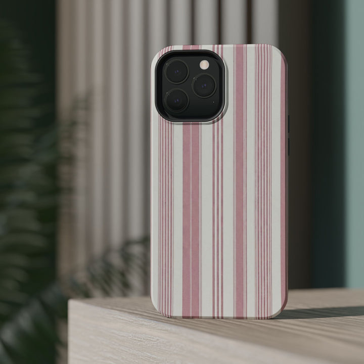 MagSafe Cute Phone Case, Coastal Striped Phone Case for iPhone 17 16 15 14 13 12 Pro Max, Samsung S26 S25 S24 Ultra case - Studio40ParkLane