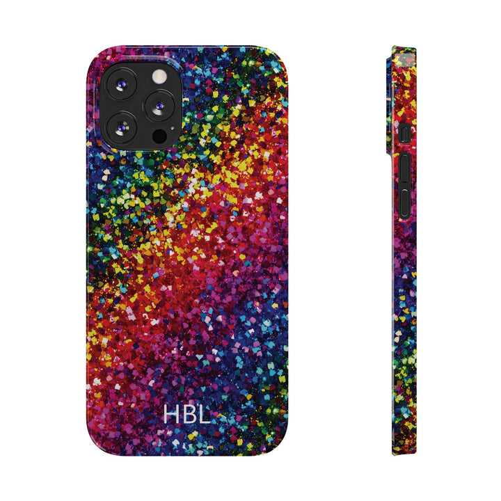 Slim Personalized Slim Muted Faux Play on Glitter Effect Cute Phone Cases for Iphone 16 Pro Max | iPhone 15 Case | iPhone 15 Pro Max Case, Iphone 14, Iphone 14 Pro Max, Iphone 13 12 11 8 7 - Studio40ParkLane