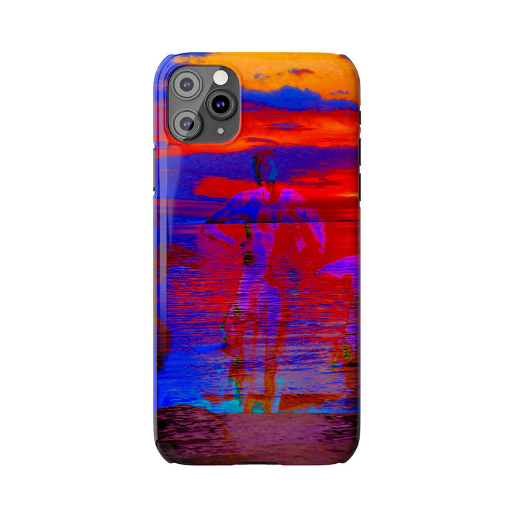 Slim Cute Phone Cases for Iphone | iPhone 15 Case | iPhone 15 Pro Max, Iphone 14 Case, Iphone 14 Pro Max, Iphone 13, Red Blue Sunset - Studio40ParkLane