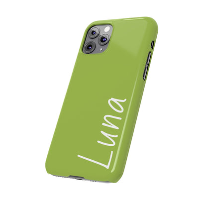 Personalized Initial Name Custom Slim Phone Cases for Iphone 16 Pro Max | iPhone 15 Case | iPhone 15 Pro Max Case, Iphone 14, 13, 12, 11, 10, 8, 7 - Studio40ParkLane