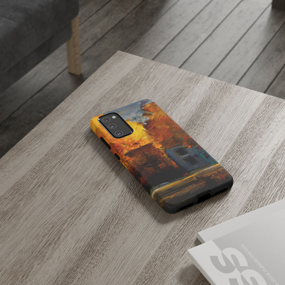 Impact Resistant, Fall Leaves Oil Painting, Cute Phone Cases for Samsung S24, S23, S22, S21, IPhone 15 pro Iphone 14 pro Iphone 13 IPhone 12 Iphone 11 - Studio40ParkLane