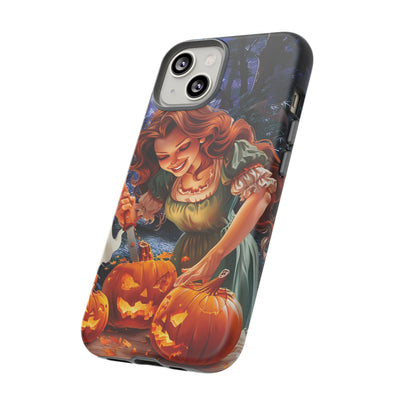 Autumn Fall Pumpkin Fairy Gift for Her Cute Phone Case for, Samsung Galaxy S24, S23, S22, S21, IPhone 16 Case | Iphone 15, Iphone 14, IPhone 13 Case