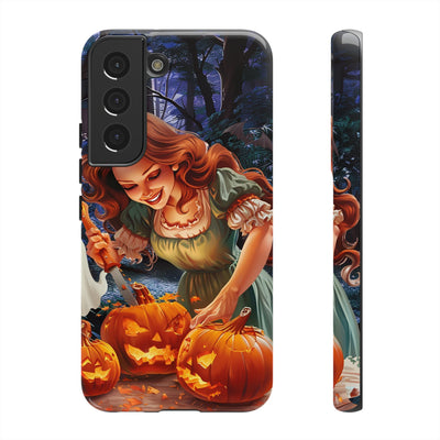 Autumn Fall Pumpkin Fairy Gift for Her Cute Phone Case for, Samsung Galaxy S24, S23, S22, S21, IPhone 16 Case | Iphone 15, Iphone 14, IPhone 13 Case