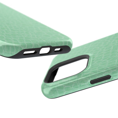 Non Leather Mint Color Pattern Magsafe Cute Phone Case for Iphone Gift for Her, | iPhone 15 Case | iPhone 15 Pro Max Case, Iphone 14, Iphone 14 Pro Max, Iphone 13, Iphone 16 - Studio40ParkLane