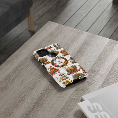 Impact Resistant, Fall Leaves Collage, Cute Phone Cases for Samsung S24, S23, S22, S21, IPhone 15 pro Iphone 14 pro Iphone 13 IPhone 12 Iphone 11