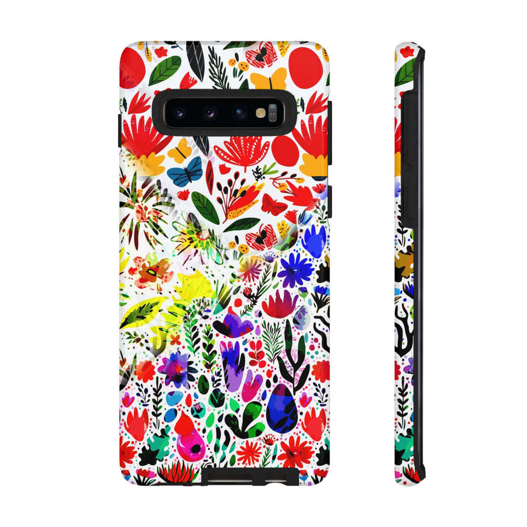 Impact Resistant, Colored Flowers, Cute Phone Cases for Samsung S24, S23, S22, S21, IPhone 15 pro Iphone 14 pro Iphone 13 IPhone 12 Iphone 11 - Studio40ParkLane