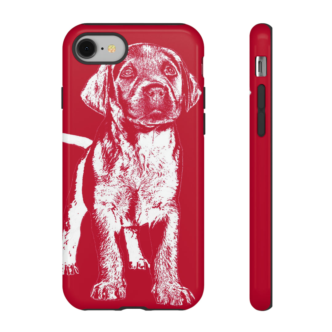 Cute IPhone Case | iPhone 15 Case | iPhone 15 Pro Max Case, Iphone 14 Case, Iphone 14 Pro Max Case IPhone Case for Dog Lovers, Puppy Dog Red - Studio40ParkLane