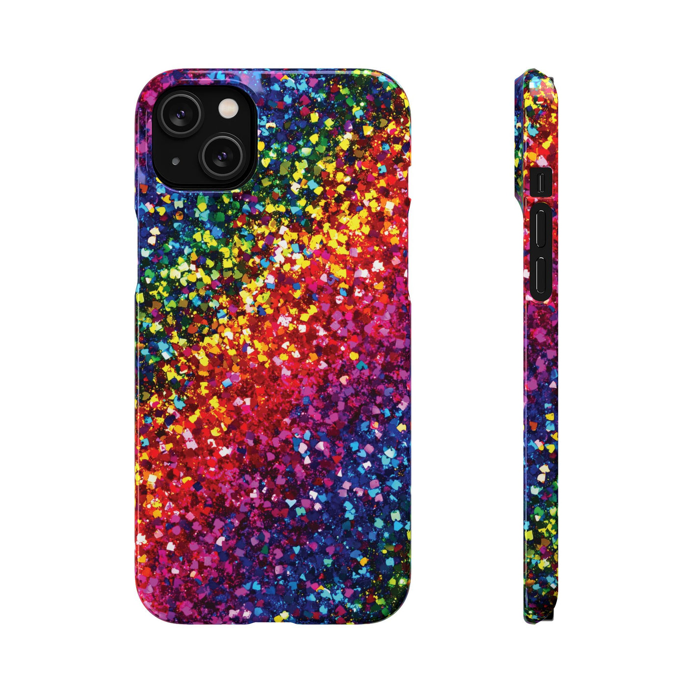 Snap Non-Glitter Muted Color Play on "Faux" Glitter Effect Cute Phone Cases for Samsung and Iphone, 16, 15, 14, S24, S23, S22, S21, S20, Plus and Ultra