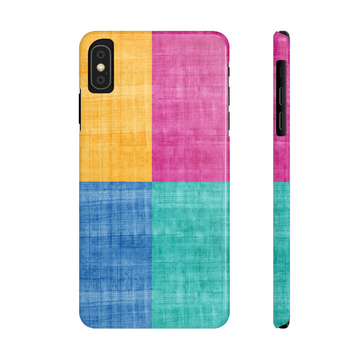 Slim Cute Phone Cases for Iphone | iPhone 15 Case | iPhone 15 Pro Max Case, Iphone 14, Iphone 14 Pro Max, Iphone 13, Abstract Color Blocks - Studio40ParkLane