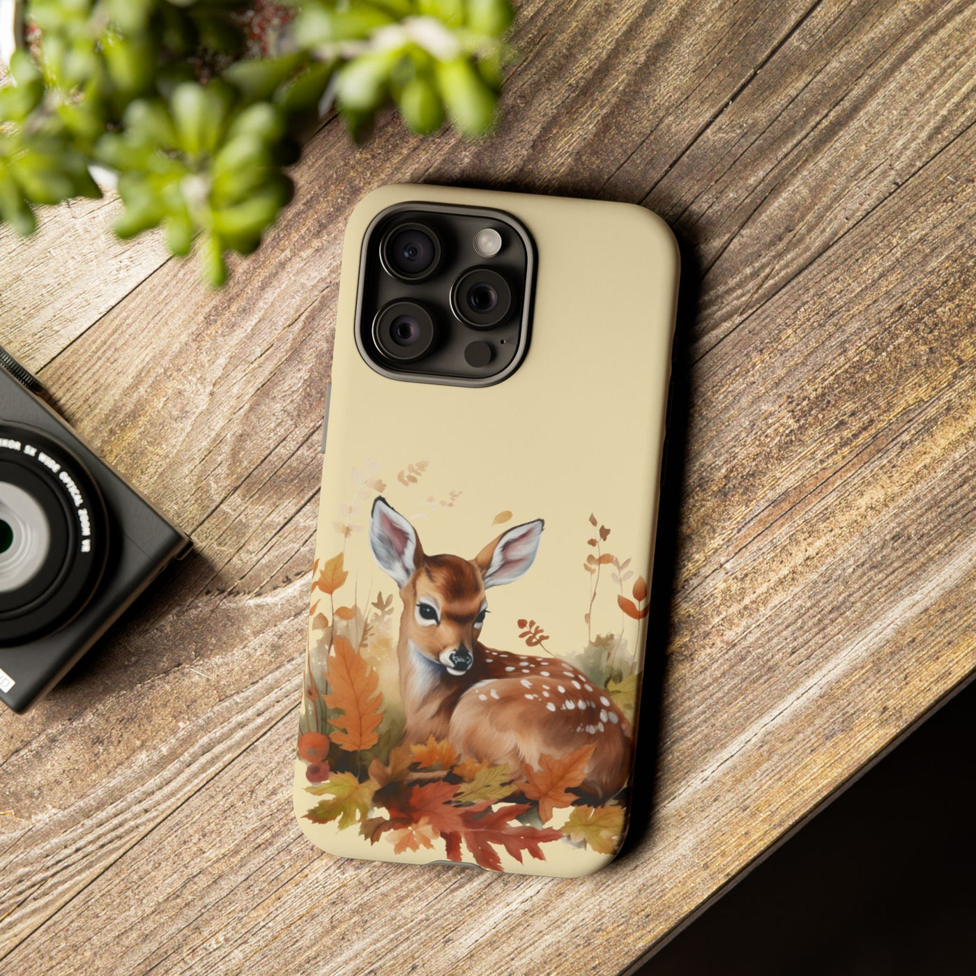 Autumn Fall Deer Gift for Her Cute Phone Case for, Samsung Galaxy S24, S23, S22, S21, IPhone 16 Case | Iphone 15, Iphone 14, IPhone 13 Case