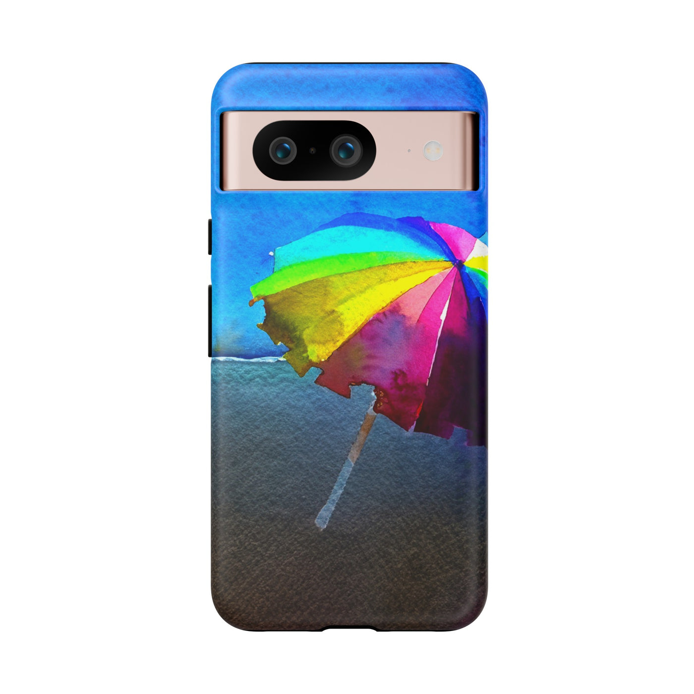 Cute Samsung Case | Cool Iphone Case | Summer Colorful Beach Parasol, Samsung S24, S23, S22, S21, IPhone 15 Case | Iphone 14 Case, Iphone 13 Case