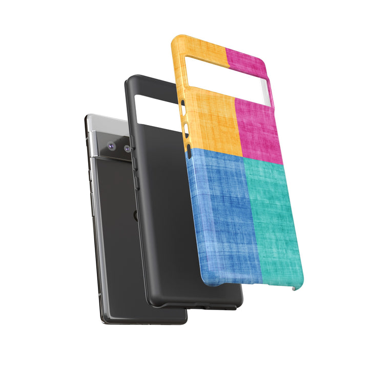 Impact Resistant, Colored Shapes, Cute Phone Cases for Samsung S24, S23, S22, S21, IPhone 15 pro Iphone 14 pro Iphone 13 IPhone 12 Iphone 11 - Studio40ParkLane