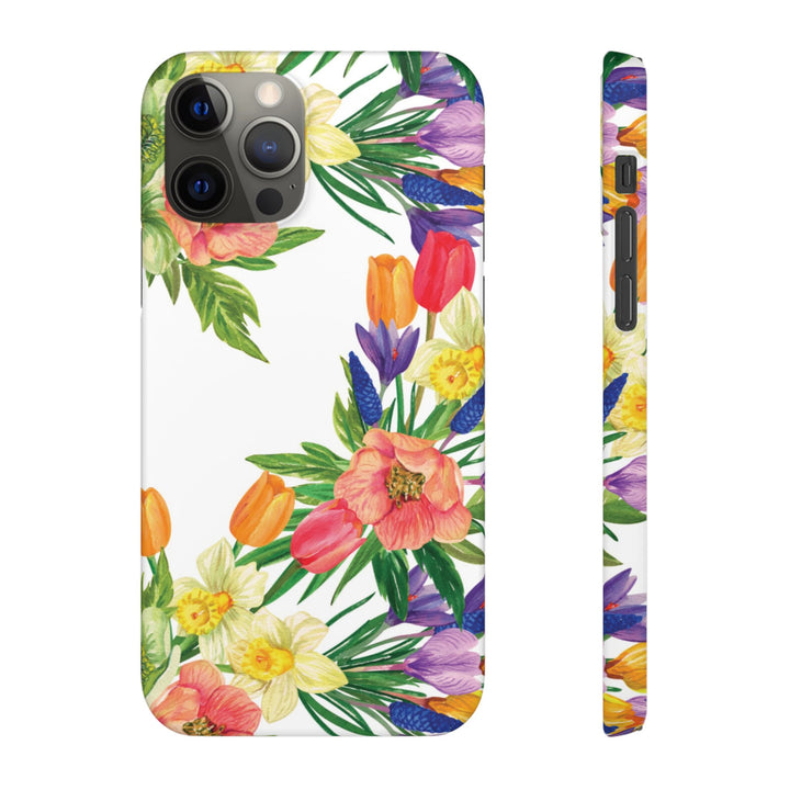 Sleek Snap Spring Summer Flowers Cute Phone Case for iPhone 16 15 14 13 12 11 X Xs Max Xr Pro Plus Samsung Galaxy S24 S23 S22 S21 S20 Ultra