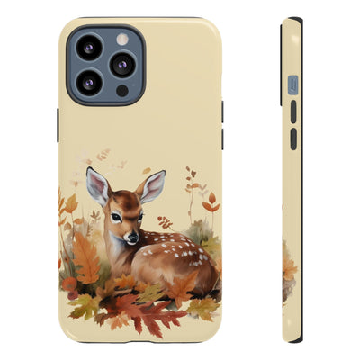 Autumn Fall Deer Gift for Her Cute Phone Case for, Samsung Galaxy S24, S23, S22, S21, IPhone 16 Case | Iphone 15, Iphone 14, IPhone 13 Case