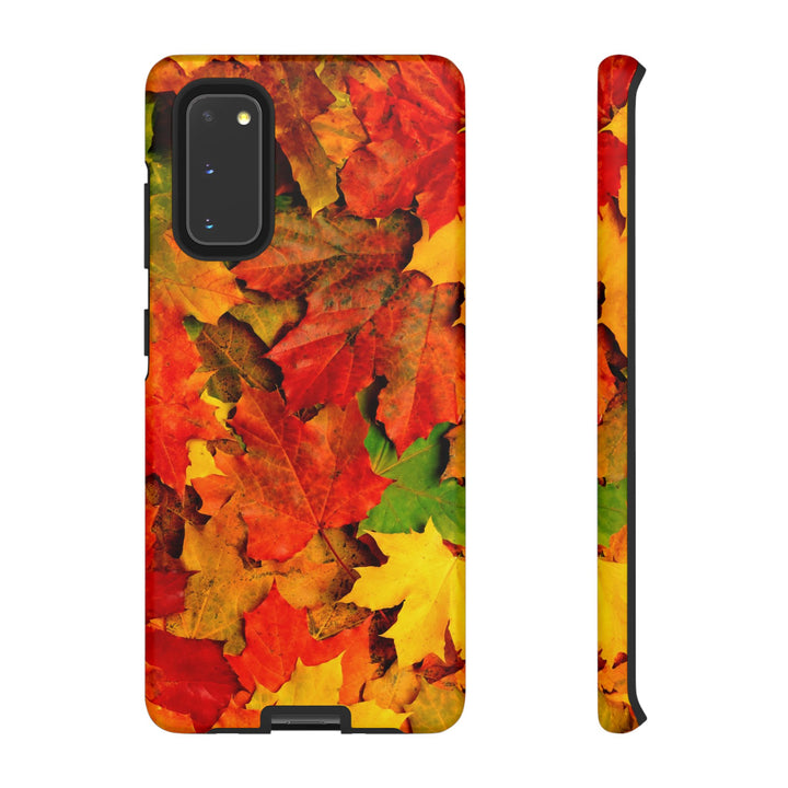 Fall Leaves Impact Resistant, Cute Phone Cases for Samsung S24, S23, S22, S21, IPhone 15 pro Iphone 14 pro Iphone 13 IPhone 12 Iphone 11 - Studio40ParkLane