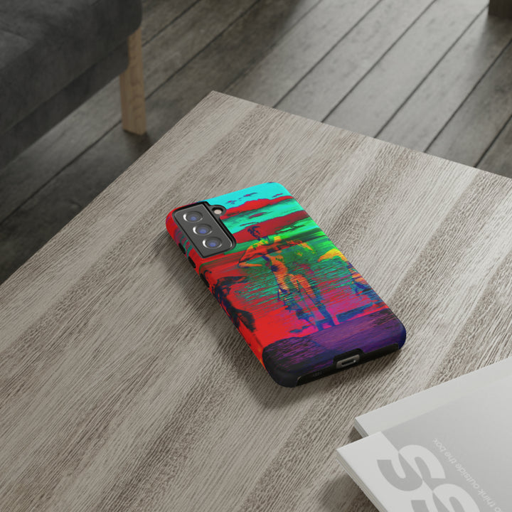 Cute Samsung Phone Case | Aesthetic Samsung Phone Case | Dance Sunset Colorful | Galaxy S23, S22, S21, S20 | Luxury Double Layer | Cool - Studio40ParkLane
