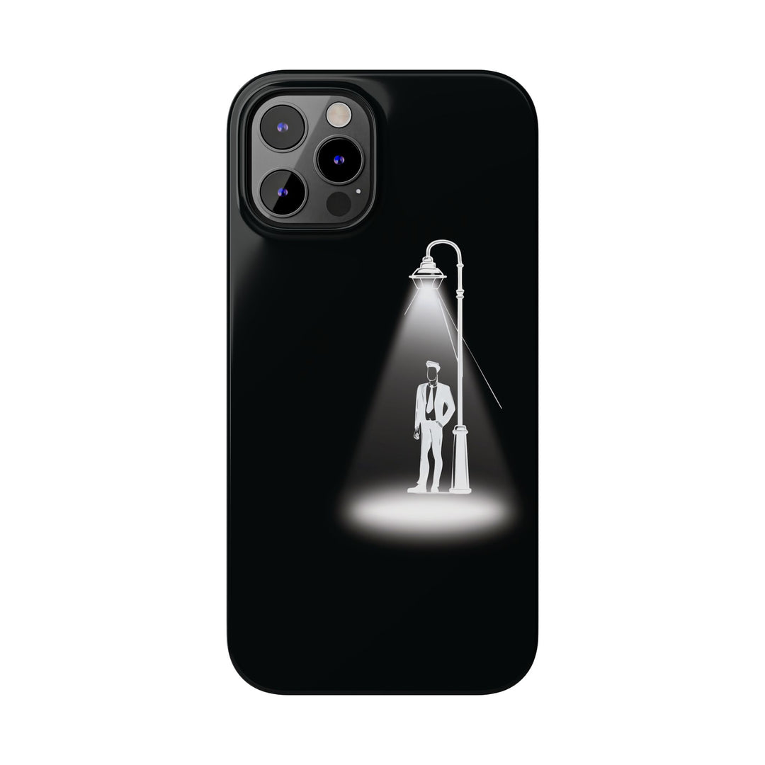 Slim Mystery Man Spotlight Gift for Her Cute Phone Cases for Iphone 16 Pro Max | iPhone 15 Case | iPhone 15 Pro Max Case, Iphone 14, 13, 12, 11, 10, 8, 7 - Studio40ParkLane