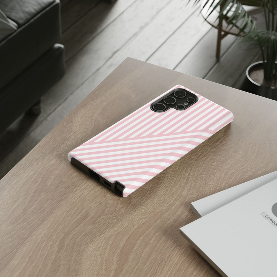 Custom Personalized Tough Phone Case - Aesthetic Stripes - For iPhone 17 Pro Max iPhone 16 Pro iPhone 15 Iphone 14 Iphone 13 Plus 13 12 11 - Studio40ParkLane
