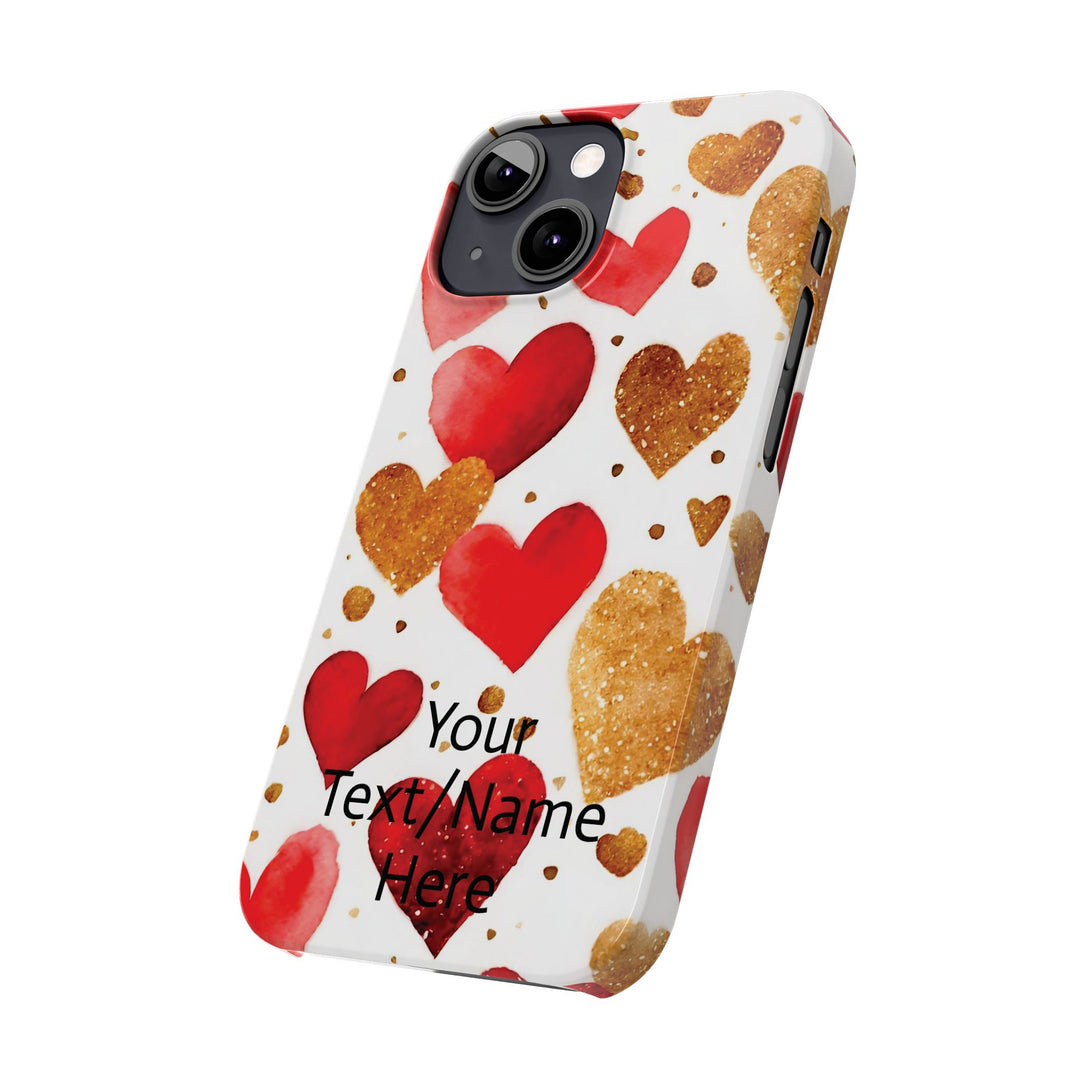 Slim Custom Personalized Valentine Love Gift for Her Cute Phone Cases for Iphone 16 Pro Max | iPhone 15 Case | iPhone 15 Pro Max Case, Iphone 14 - Studio40ParkLane