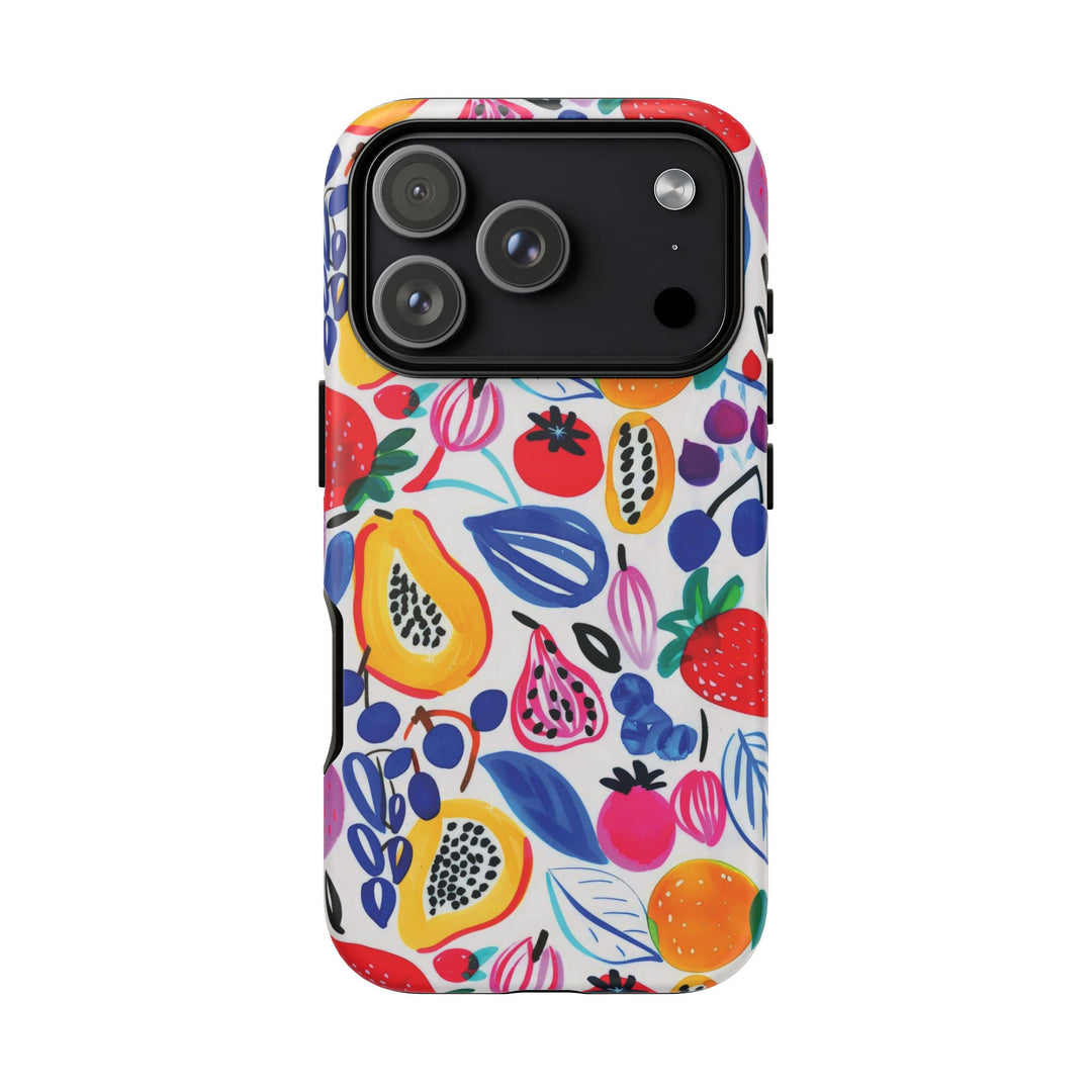 Summer Fruit Cute Tough Phone Case - For Apple iPhone Case 17, 16, 15 Pro Max, 14 Plus, 13 Pro, 12, Samsung Galaxy S26, S25, S24 Plus Ultra - Studio40ParkLane