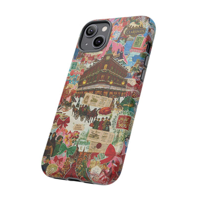 Aesthetic Tough London Coquette Collage Premium Phone Case - For iPhone 17 Pro Max iPhone 16 Pro iPhone 15 Iphone 14 Plus 13 Pro 12 11 10 XR - Studio40ParkLane