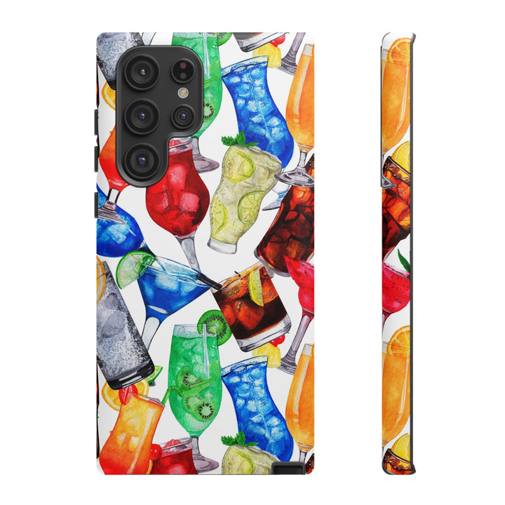 Cute Samsung Case | Cool Iphone Case | Summer Fruit Cocktail, Samsung S24, S23, S22, S21, IPhone 15 Case | Iphone 14 Case, Iphone 13 Case - Studio40ParkLane