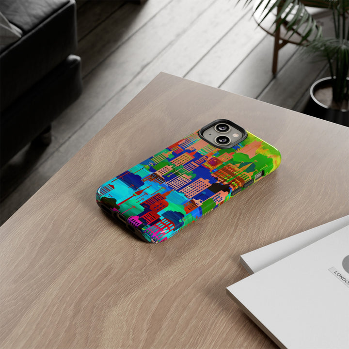 Cute Samsung Case | Cool Iphone Case | Summer City Skyline, Samsung S24, S23, S22, S21, IPhone 15 Case | Iphone 14 Case, Iphone 13 Case - Studio40ParkLane