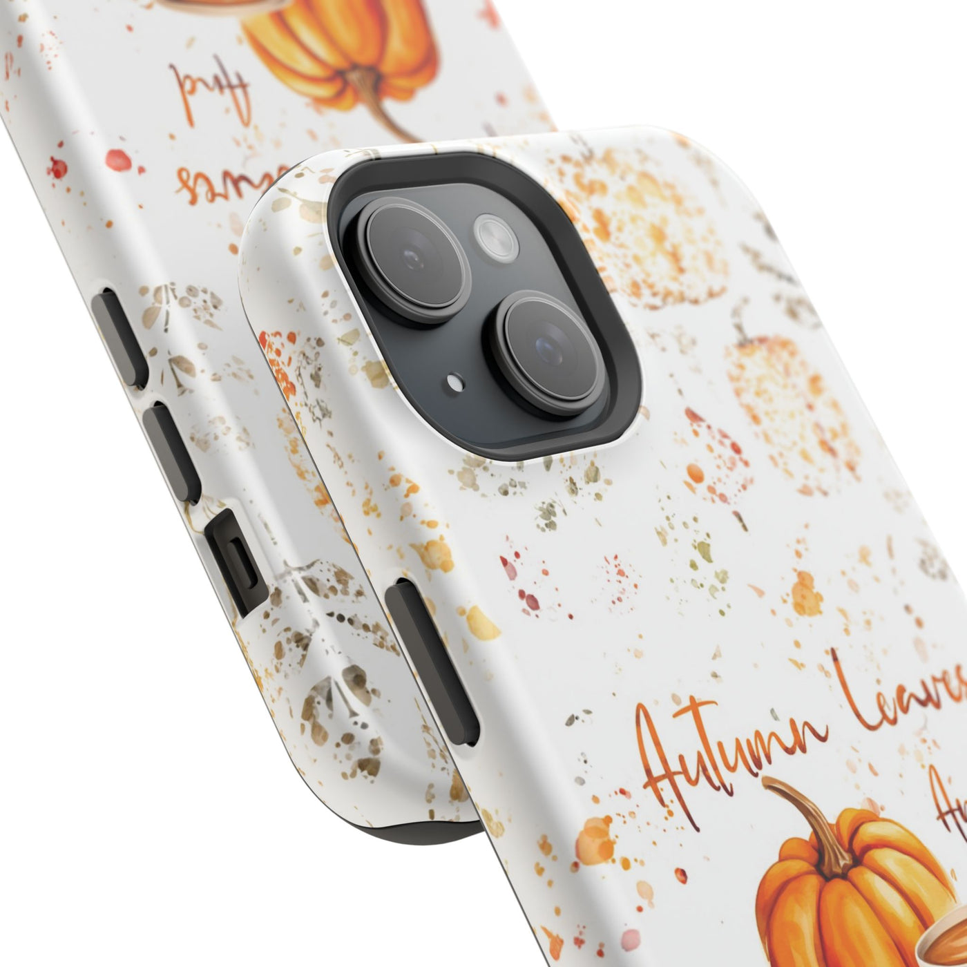 Fall Leaves Pumpkins Tough Magsafe Cute Phone Cases for Iphone | iPhone 15 Case | iPhone 15 Pro Max Case, Iphone 14, Iphone 14 13 12 11 10 9 8 7 - Studio40ParkLane