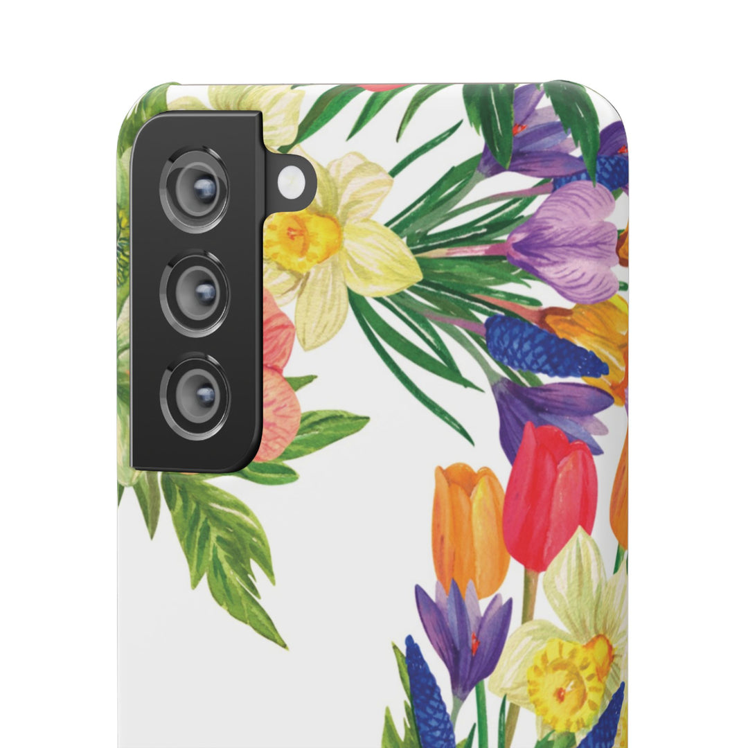 Sleek Snap Spring Summer Flowers Cute Phone Case for iPhone 16 15 14 13 12 11 X Xs Max Xr Pro Plus Samsung Galaxy S24 S23 S22 S21 S20 Ultra