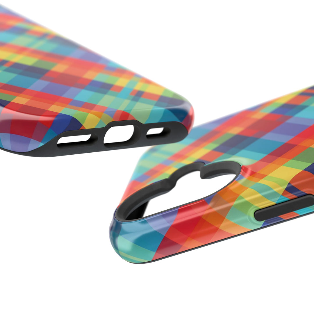 Checkered Plaid Magsafe Gift for Her Cute Phone Case for Iphone, | iPhone 16 | iPhone 15 Pro Max, Iphone 14 Pro Max, 13 12 11 10 9 8 7 - Studio40ParkLane