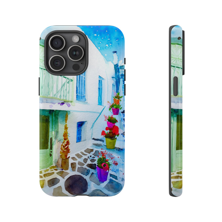 Impact Resistant, Greece House, Cute Phone Cases for Samsung S24, S23, S22, S21, IPhone 15 pro Iphone 14 pro Iphone 13 IPhone 12 Iphone 11 - Studio40ParkLane