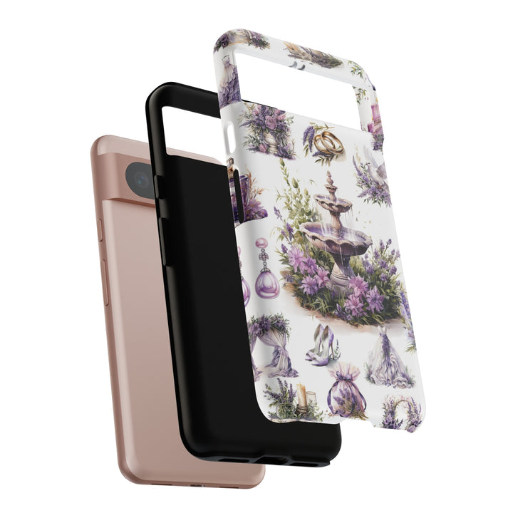 Impact Resistant, Lavender Wedding, Cute Phone Cases for Samsung S24, S23, S22, S21, IPhone 15 pro Iphone 14 pro Iphone 13 IPhone 12 Iphone 11 - Studio40ParkLane