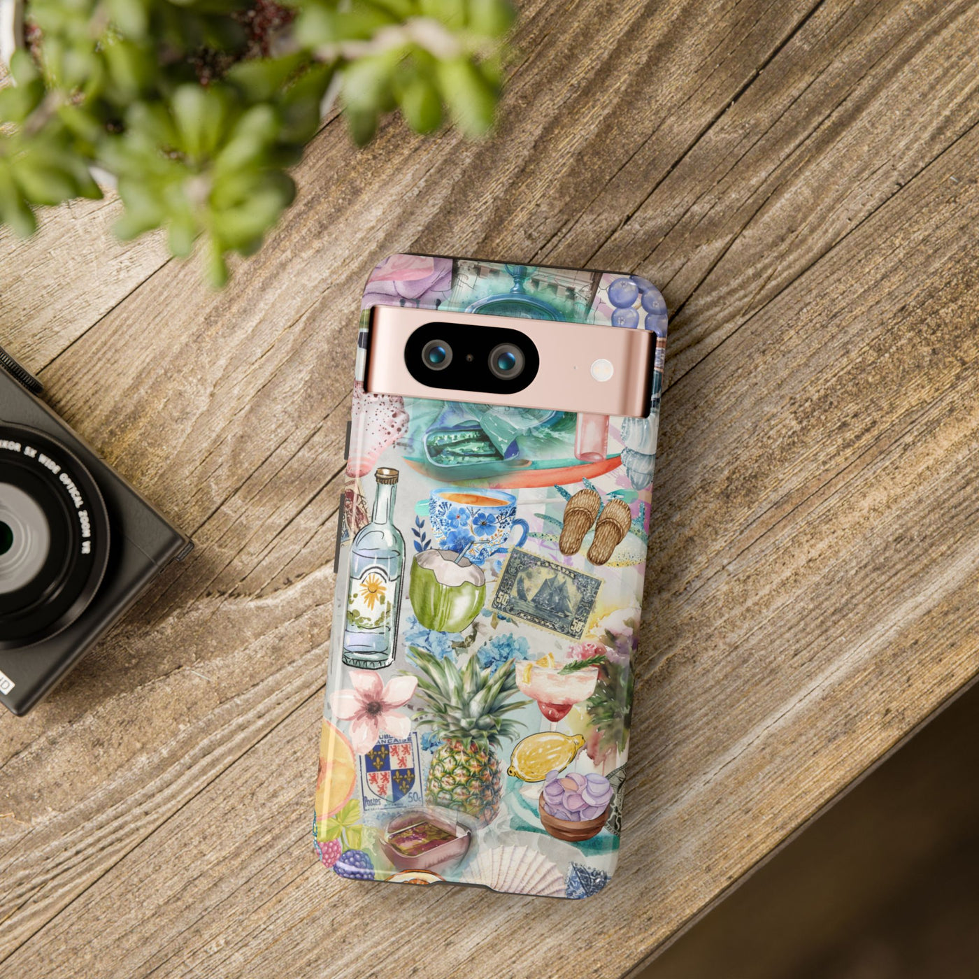 Impact Resistant, Travel Coquette Collage, Cute Phone Cases for Samsung S24, S23, S22, S21, IPhone 15 pro Iphone 14 pro Iphone 13 IPhone 12 Iphone 11