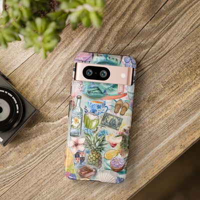 Impact Resistant, Travel Coquette Collage, Cute Phone Cases for Samsung S24, S23, S22, S21, IPhone 15 pro Iphone 14 pro Iphone 13 IPhone 12 Iphone 11