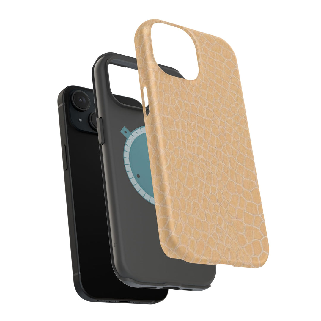 Non Leather Beige Color Pattern Magsafe Cute Phone Case for Iphone Gift for Her, | iPhone 15 Case | iPhone 15 Pro Max Case, Iphone 14, Iphone 14 Pro Max, Iphone 13, Iphone 16 - Studio40ParkLane