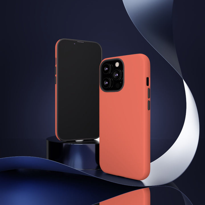Premium Tough Coral Pink Orange Gift for Her Cute Phone Cases for Samsung S25 S24, S23, S22, S21, Iphone, 16, 15, 14, 13 Pro Max Ultra - Studio40ParkLane