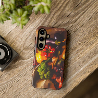 Impact Resistant, Fall Farm Vegetables, Cute Phone Cases for Samsung S24, S23, S22, S21, IPhone 15 pro Iphone 14 pro Iphone 13 IPhone 12 Iphone 11