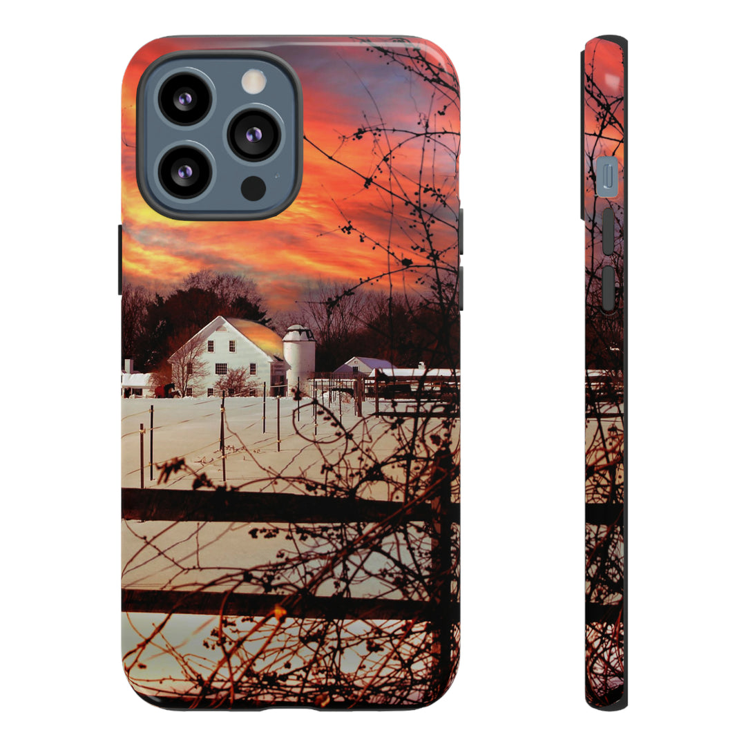 Cool Phone Case | Winter Sunset, For iPhone 15 Case | iPhone 15 Pro Case, Iphone 14 Case, Iphone 14 Pro Max Case, Protective Iphone Case - Studio40ParkLane