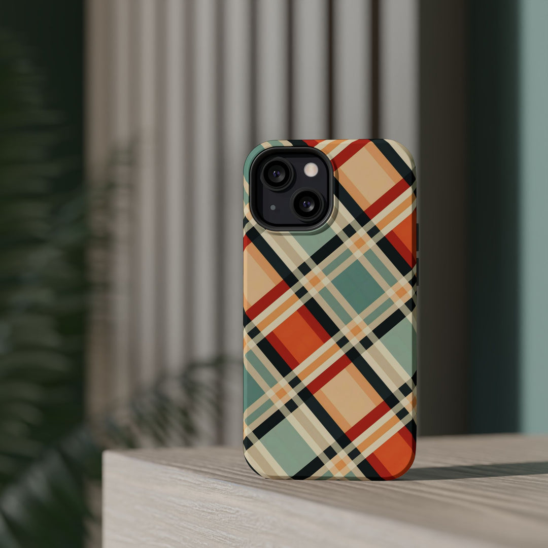 Checkered Plaid Magsafe Gift for Her Cute Phone Case for Iphone, | iPhone 16 | iPhone 15 Pro Max, Iphone 14 Pro Max, 13 12 11 10 9 8 7 - Studio40ParkLane