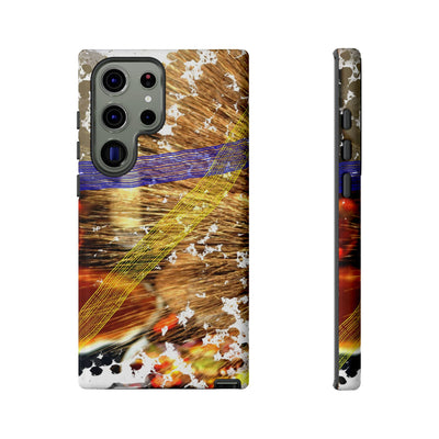 Impact Resistant, Pecan Pie Abstract, Cute Phone Cases for Samsung S24, S23, S22, S21, IPhone 15 pro Iphone 14 pro Iphone 13 IPhone 12 Iphone 11