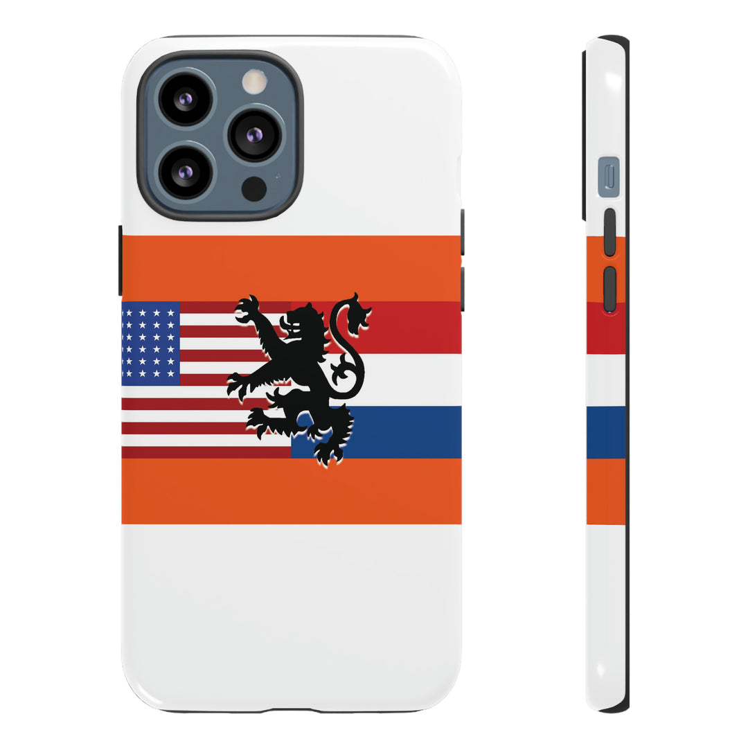 Cute IPhone Case | iPhone 15 Case | iPhone 15 Pro Max Case, Iphone 14 Case, Iphone 14 Pro Max Case IPhone Case for Art Lovers, Dutch US Flag - Studio40ParkLane