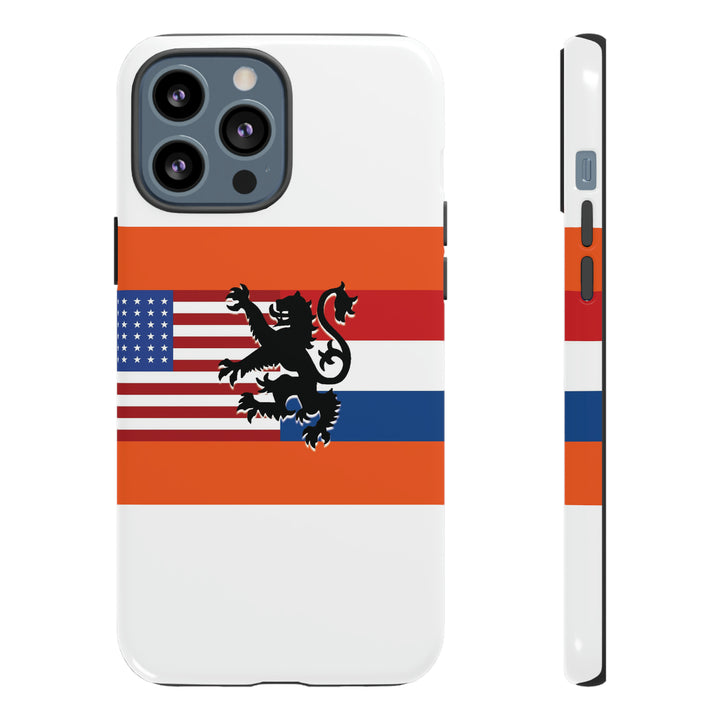 Cute IPhone Case | iPhone 15 Case | iPhone 15 Pro Max Case, Iphone 14 Case, Iphone 14 Pro Max Case IPhone Case for Art Lovers, Dutch US Flag - Studio40ParkLane