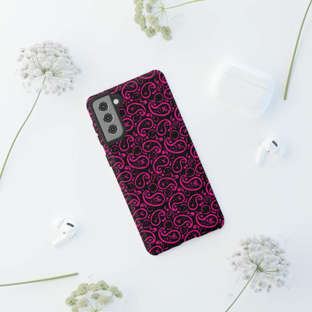 Samsung Galaxy Phone Case | Galaxy S23, S22, S21, S20 | Luxury Case Double Layered | Impact Resistant | Fashionable - Paisley 3 - Studio40ParkLane