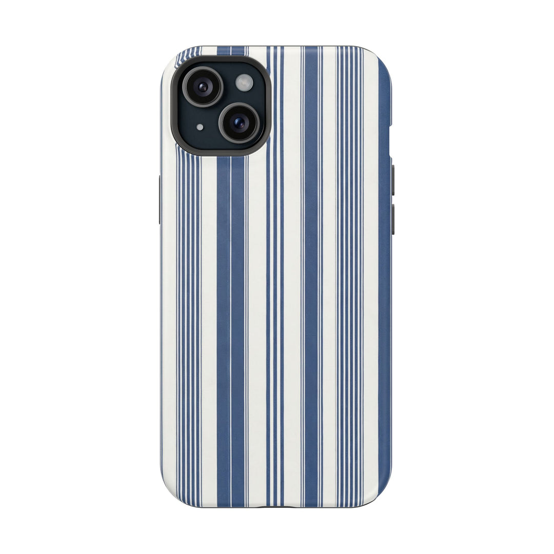 MagSafe Cute Phone Case, Coastal Striped Phone Case for iPhone 17 16 15 14 13 12 Pro Max, Samsung S26 S25 S24 Ultra case - Studio40ParkLane