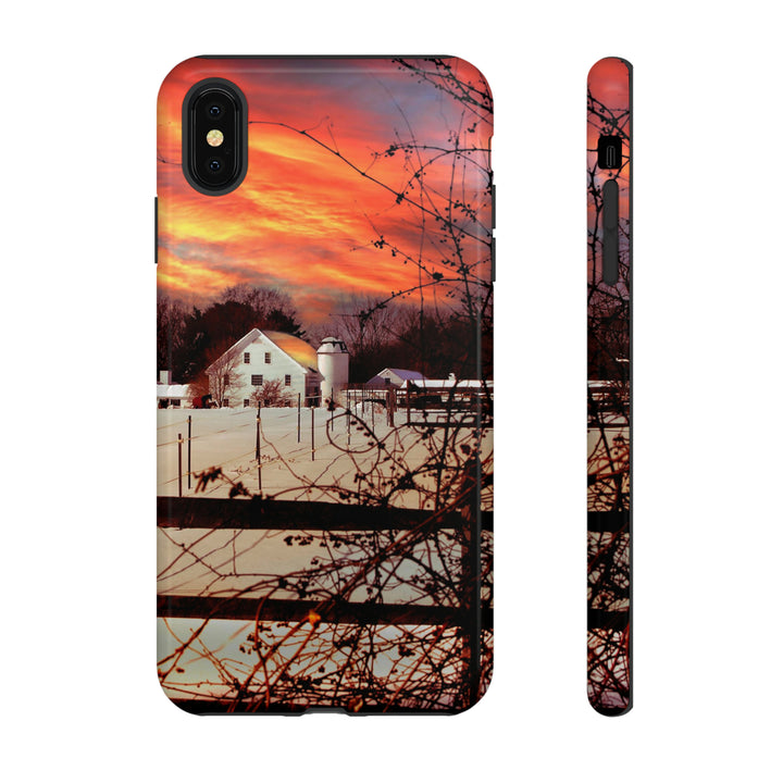 Cool Phone Case | Winter Sunset, For iPhone 15 Case | iPhone 15 Pro Case, Iphone 14 Case, Iphone 14 Pro Max Case, Protective Iphone Case - Studio40ParkLane